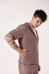 Verano Check Hoodie Shirt