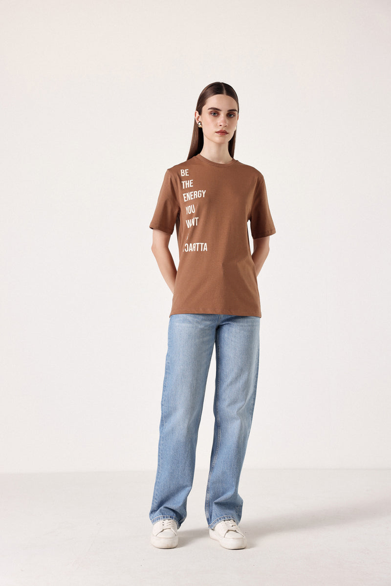 Energy Core Tee - Tan