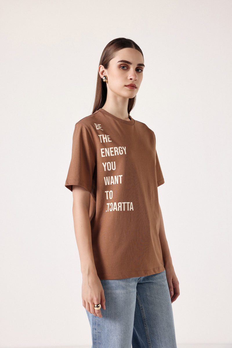 Energy Core Tee - Tan