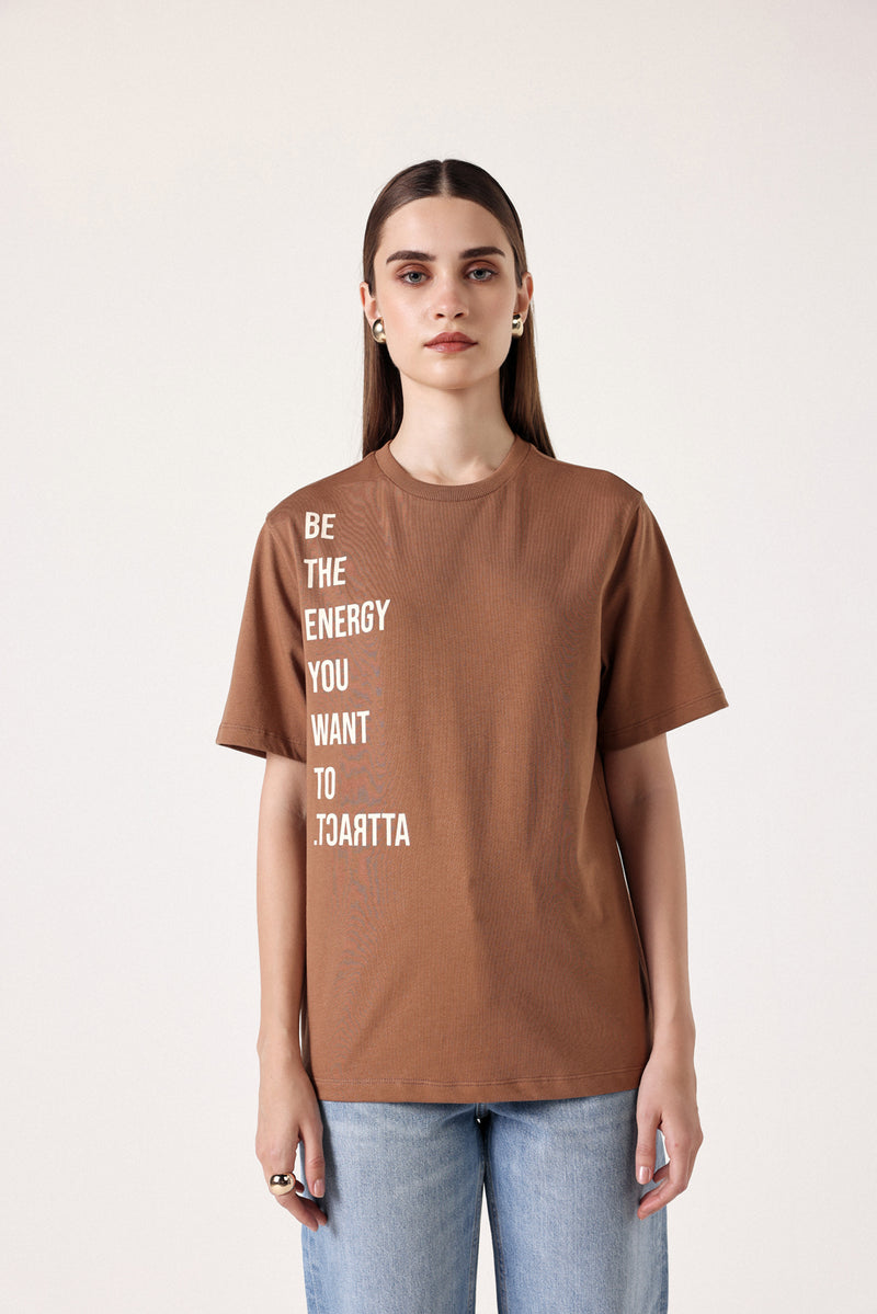 Energy Core Tee - Tan