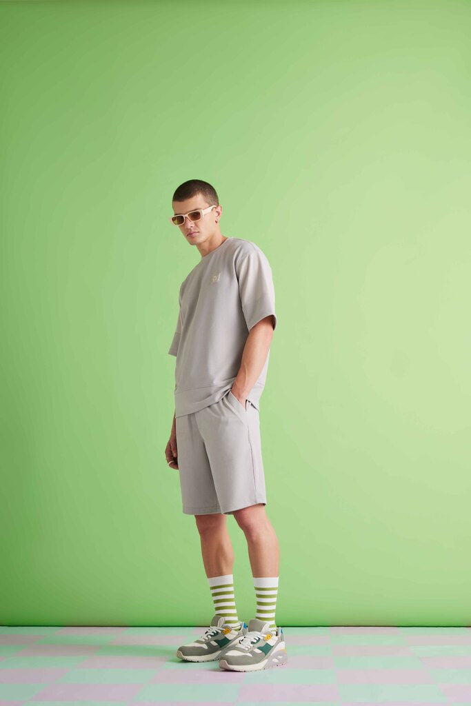 Power Waffle Tee - Digital Mist