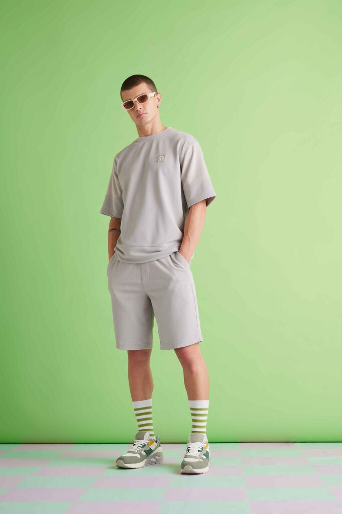 Power Waffle Tee - Digital Mist
