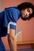 Don't PANIC It's ORGANIC Hoodie Tee - Dazzling Blue