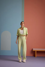 Checkmate Vibe Top -Apple Green