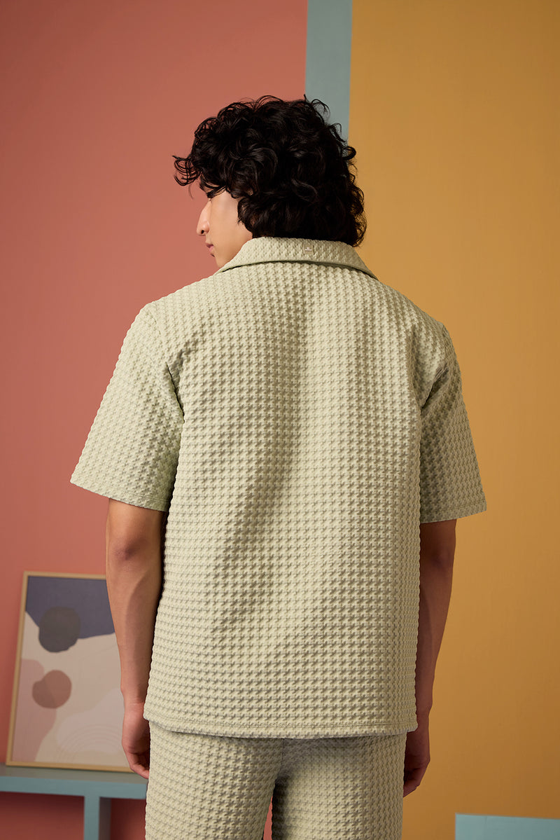 Cabana Opulence Shirt - Green Apple