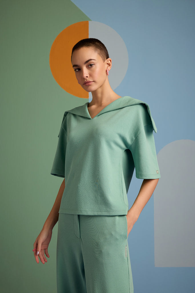 Eclectic En'chantment  Top - Malachite Green