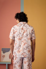 Floral Odyssey Shirt - Caramel Brown