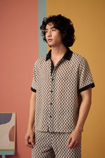 Pixel-Pop Checker'ed Shirt