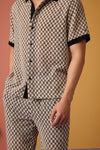 Pixel-Pop Checker'ed Shirt