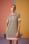 Pixel-Pop Checker'ed Dress