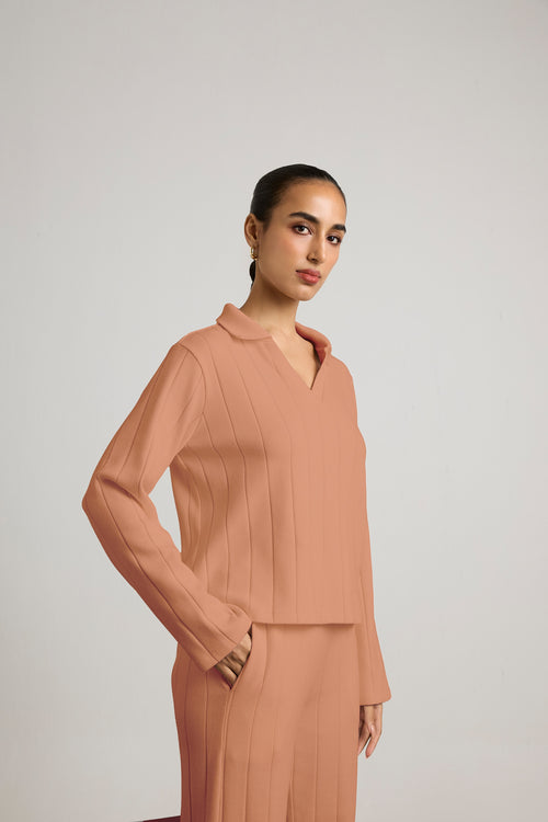 Tactile Pleated Top - IC