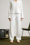 Tactile Pleated Co-ord Set - WH