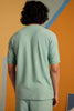 Maverick Jac'quard Tee - Malachite Green