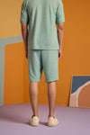 Maverick Jac'quard Shorts - Malachite Green
