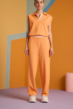 Tangerine Twist Rib Co-ord Set