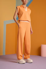 Tangerine Twist Rib Co-ord Set