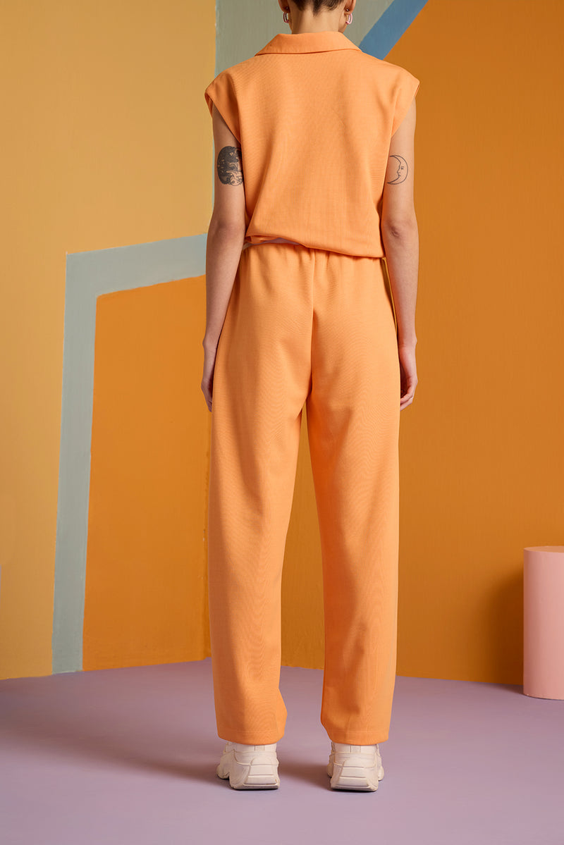 Tangerine Twist Rib Co-ord Set