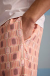 Geo Fusion Shorts - Coral Geo