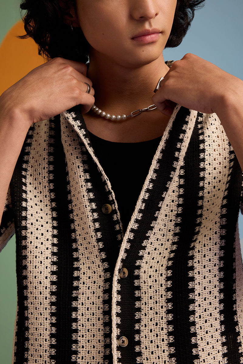 Ebony-Edge Crochet Set