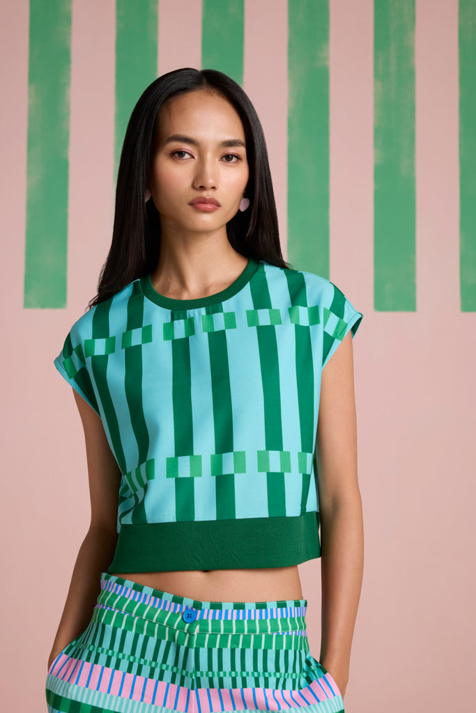 Geo-Pop Boxy Top