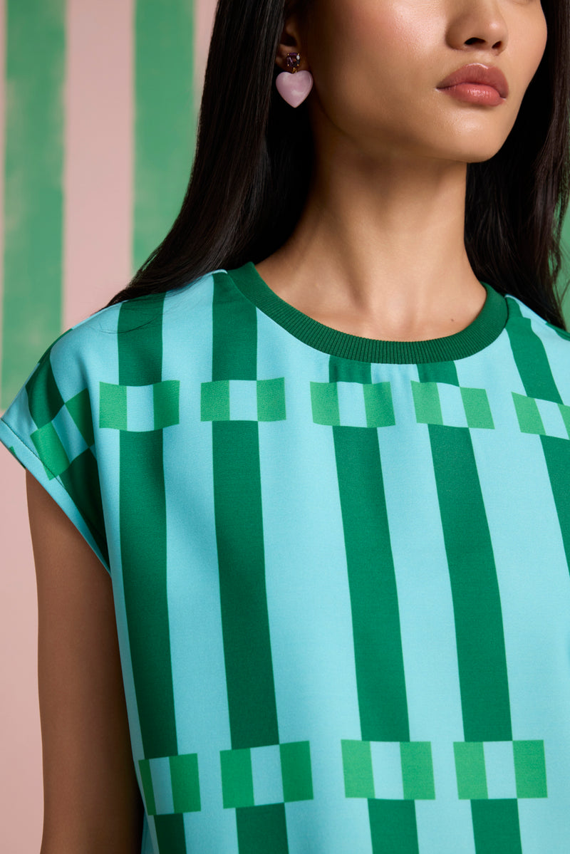Geo-Pop Boxy Top