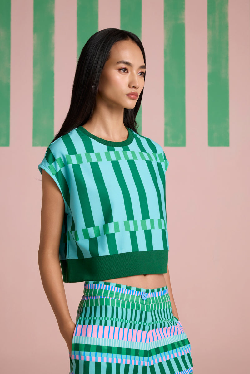 Geo-Pop Boxy Top