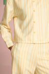 Buttercup Overlap Stripe Shirt