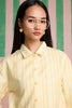 Buttercup Overlap Stripe Shirt