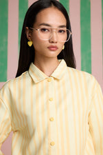 Buttercup Overlap Stripe Shirt