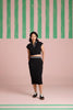 Breezy Texture Top - Black