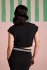 Breezy Texture Top - Black
