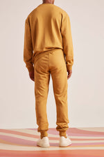 Camel Brown ComfyStyle Crew Co-Ord Set