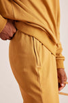 Camel Brown ComfyStyle Crew Co-Ord Set