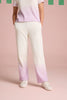 Serene Stitch Ombre Co-ord Set - Lilac