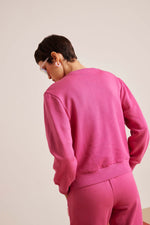 Pink EcoChic Recycled Sweatshirt