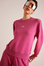 Pink EcoChic Recycled Sweatshirt