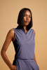 Orchid Oasis Zip-Up Top