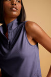 Orchid Oasis Zip-Up Top