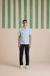Flora Wave Linen Shirt