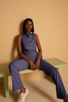 Orchid Oasis Zip-Up Top