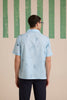 Flora Wave Linen Shirt