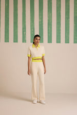 Citrus Pop Polo Top