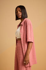 Riviera Rave Shirt - Rust Pink