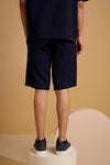 Textured Terrain Co-ord Set - Navy Blue