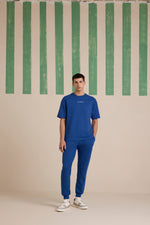 Ride the waves T-shirt - Cobalt Blue