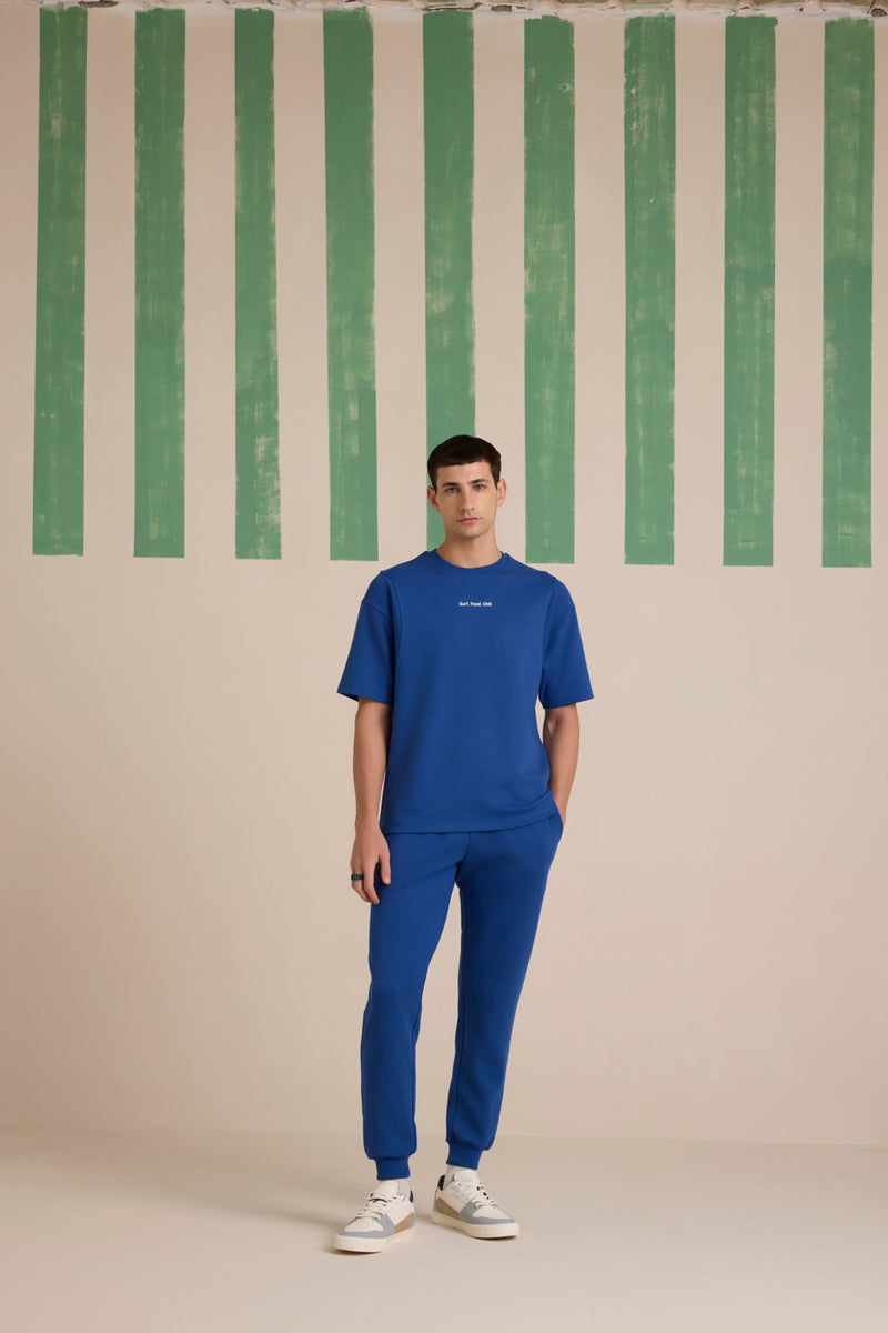 Ride the waves T-shirt - Cobalt Blue
