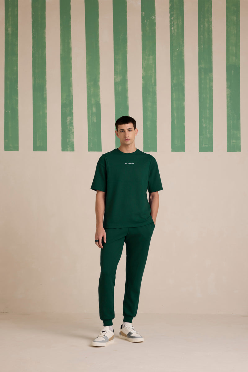 Ride the waves T-Shirt - Warm Green