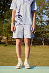 Rosette Stripe Shorts