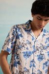 Floral Odyssey Shirt - Irish Blue