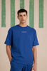 Ride the waves T-shirt - Cobalt Blue